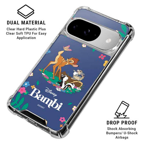Disney Bambi and Friends Google Pixel 10 Clear Case